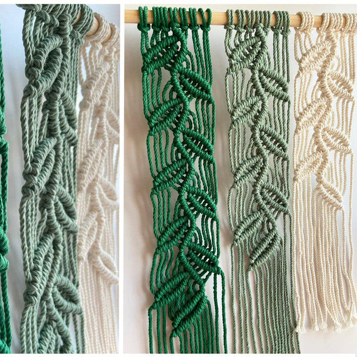 Leaf Pattern Macrame Wall Hanging Bowlift