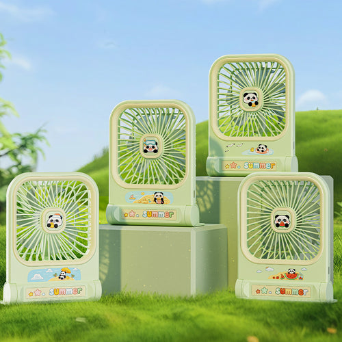 Women portable mini table fan in panda design Bowlift