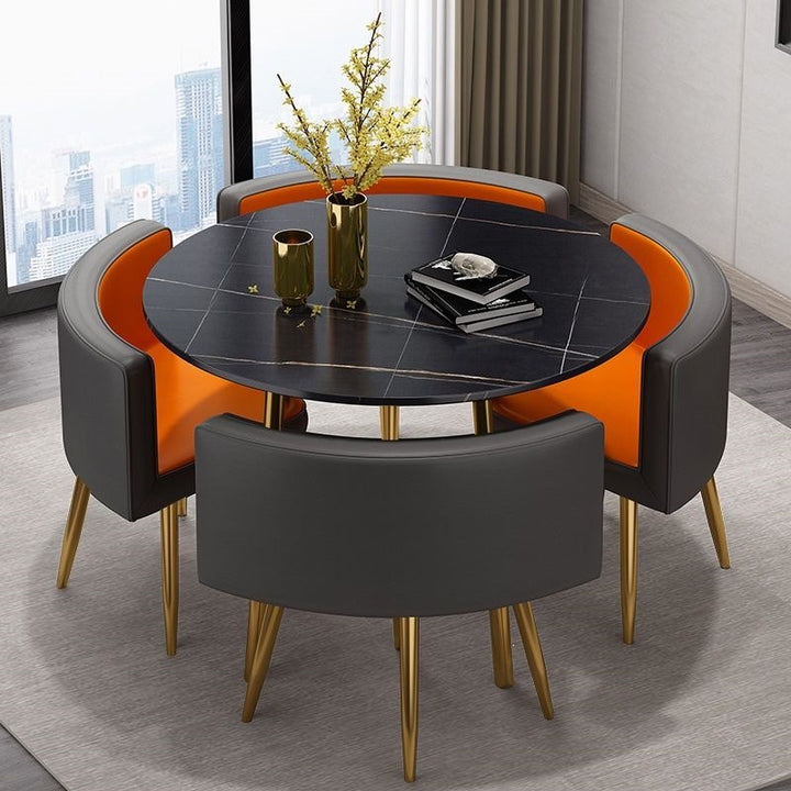 Modern Dining Table Set Bowlift