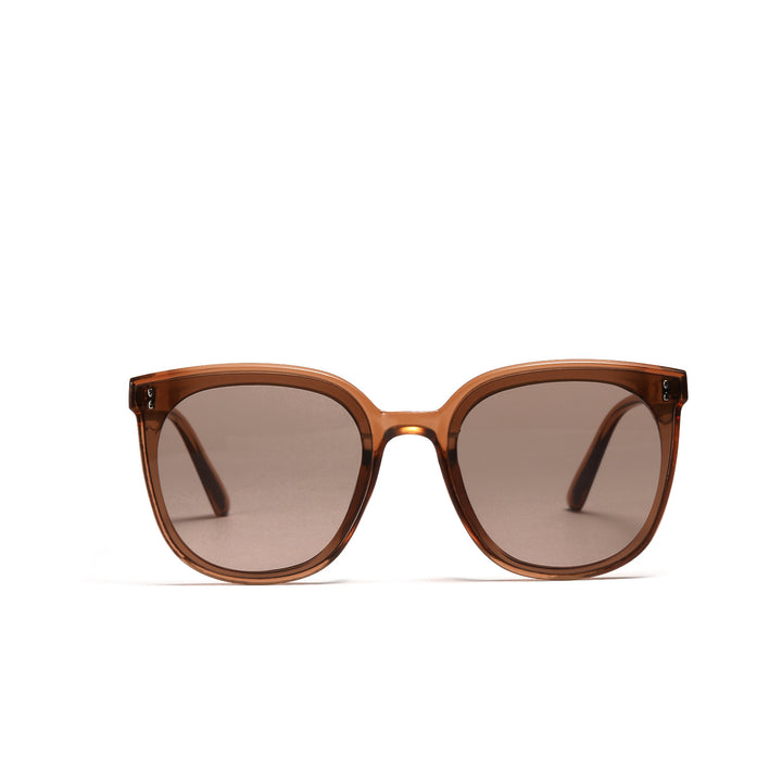Women’s fashionable square sunglasses with high-quality transparent frame Bowlift