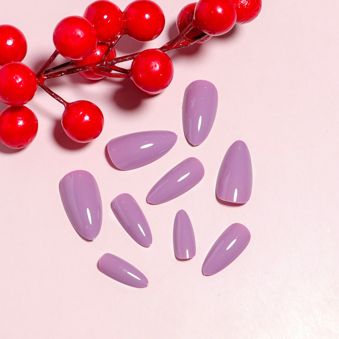 Premium DIY Almond-Shaped Press-On Nail Kit Bowlift