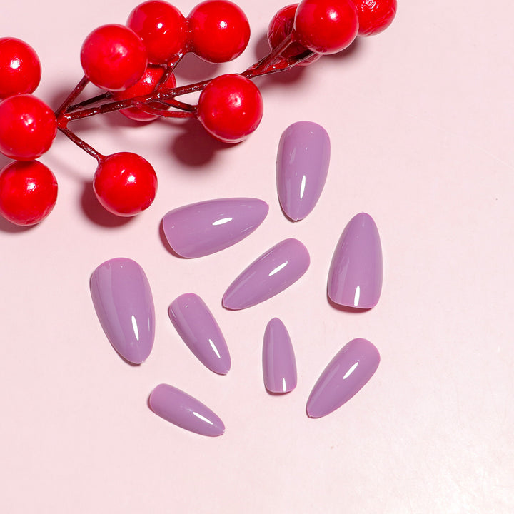 Premium DIY Almond-Shaped Press-On Nail Kit Bowlift