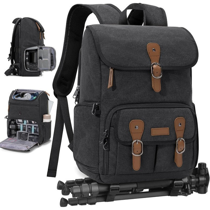 Vintage Canvas Backpack Bowlift