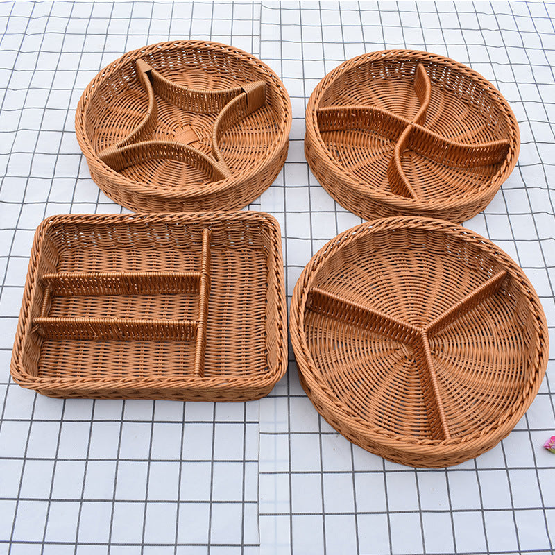 Multi-Compartment Woven Organizer Tray Bowlift