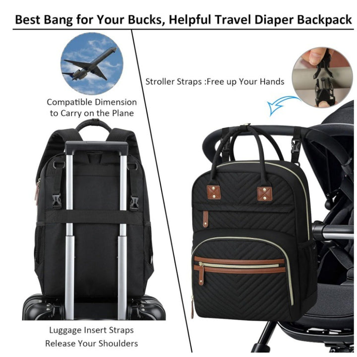 Multifunctional backpack with padded laptop compartment and organizer Bowlift