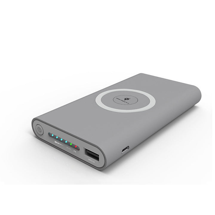 Power bank with wireless charging function and intelligent battery status display Bowlift