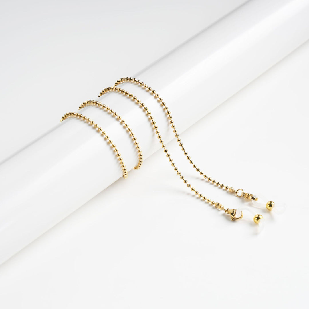 Lightweight Beaded Eyewear Chain Bowlift