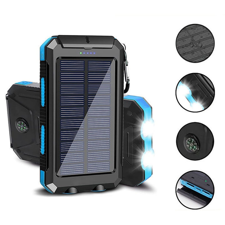 Solar-powered power bank with dual USB connection Bowlift