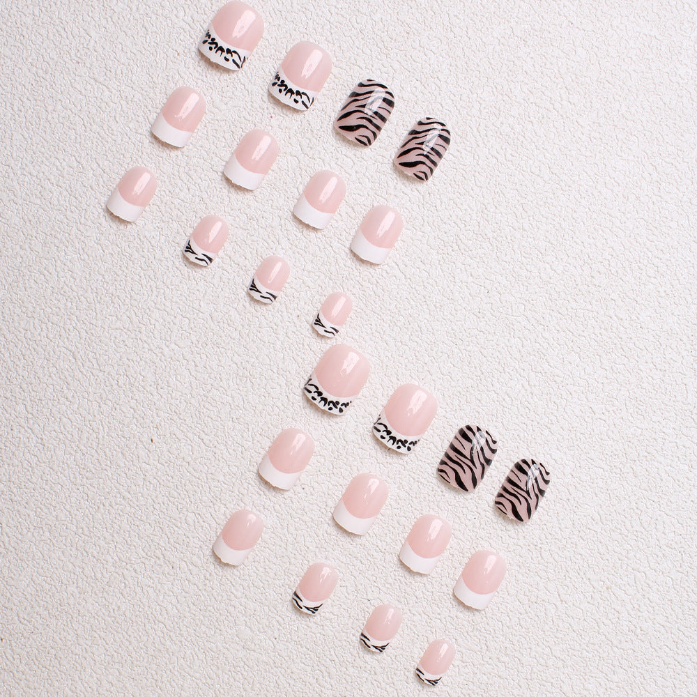Stylish Animal Print Press-On Nails Bowlift