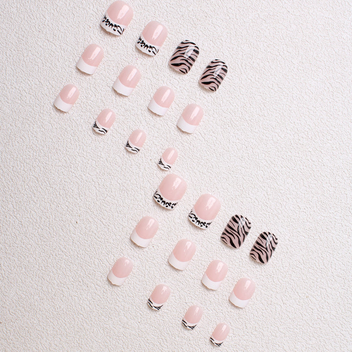 Stylish Animal Print Press-On Nails Bowlift