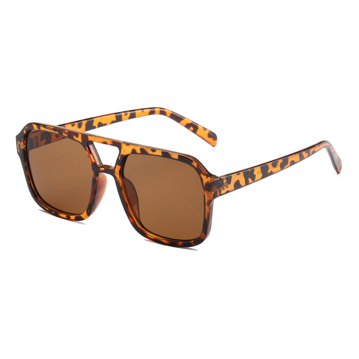 Ladies elegant square sunglasses with stylish pattern Bowlift