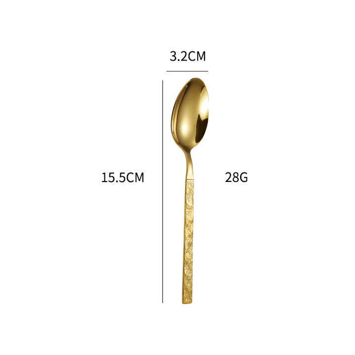 High-quality cutlery set with stylish, textured handle Bowlift