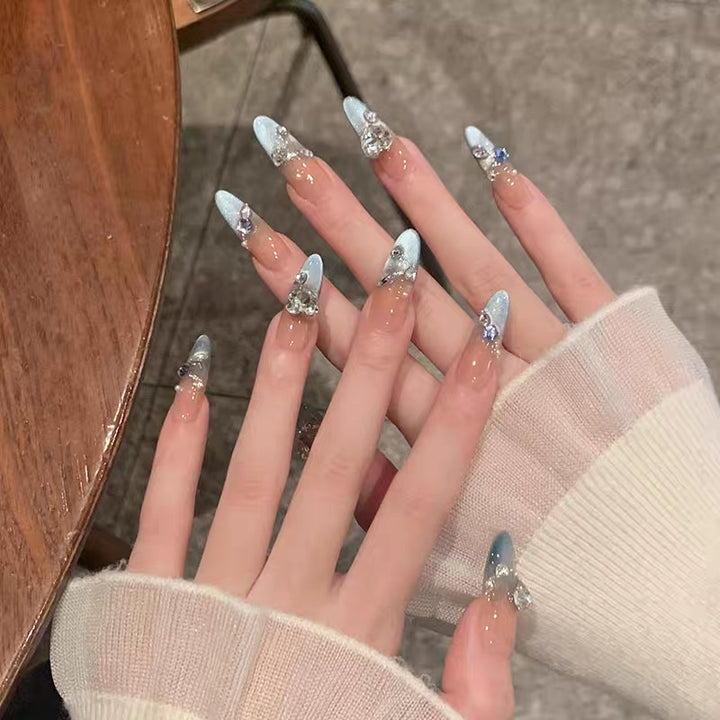 Artistic Long Stiletto Press-On Nail Set Bowlift