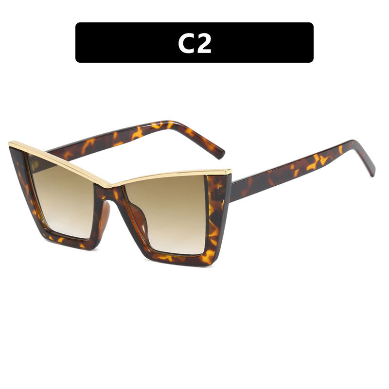 Women's fashionable sunglasses with a unique geometric frame Bowlift