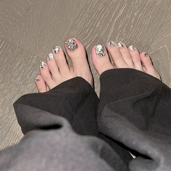 Decorative Floral Slide Sandals Bowlift