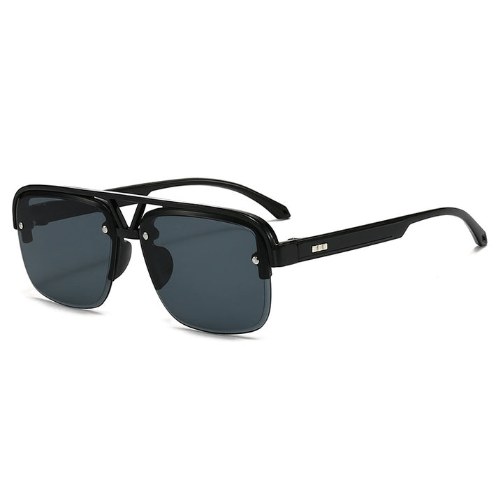 Women’s fashionable square sunglasses with transparent frame Bowlift