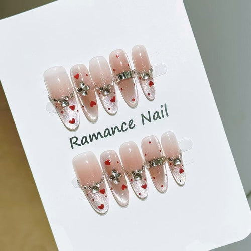 Designer Press-On Nails Bowlift