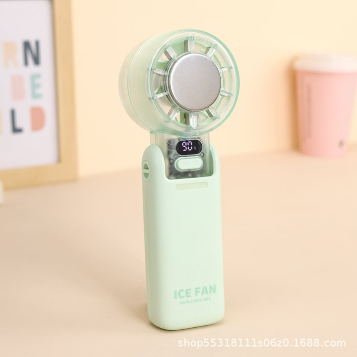 Rechargeable Ice Cooling Handheld Fan Bowlift