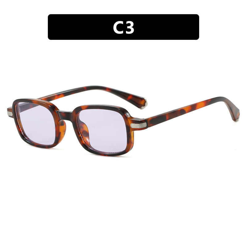Women's fashionable square sunglasses in trendy tortoise design Bowlift