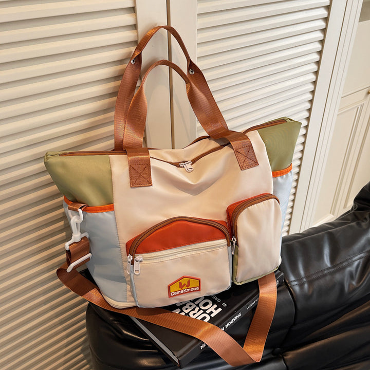 Multifunctional Shoulder Bag With Versatile Storage Compartment Bowlift