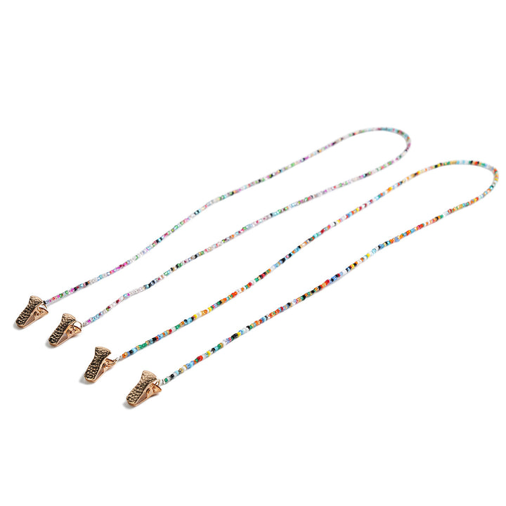 Beaded Eyewear Chain with Secure Clasps Bowlift