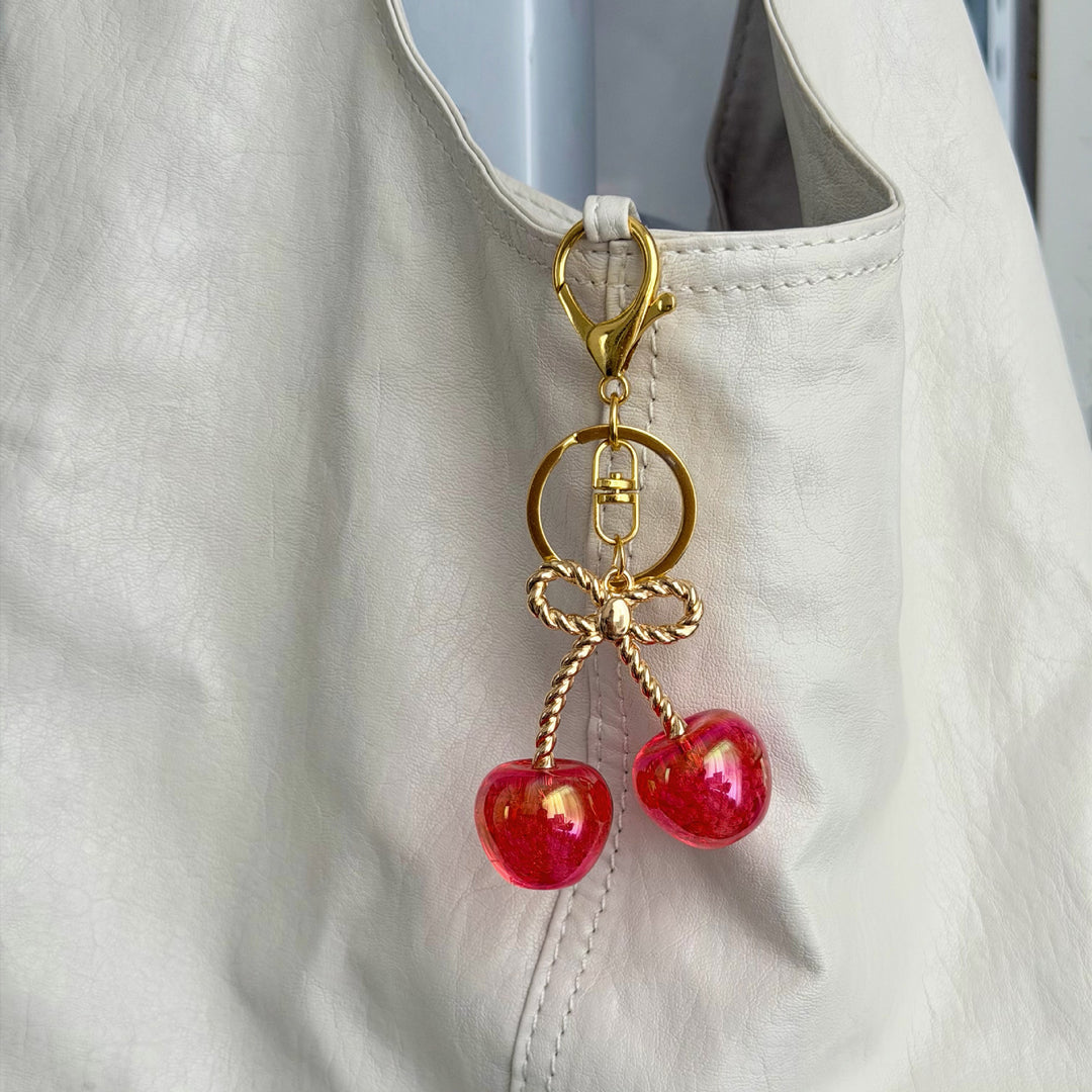 Cherry-Inspired Decorative Keychain Bowlift