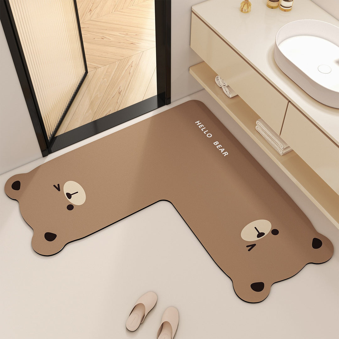Cute Cartoon-Themed Bath Mat