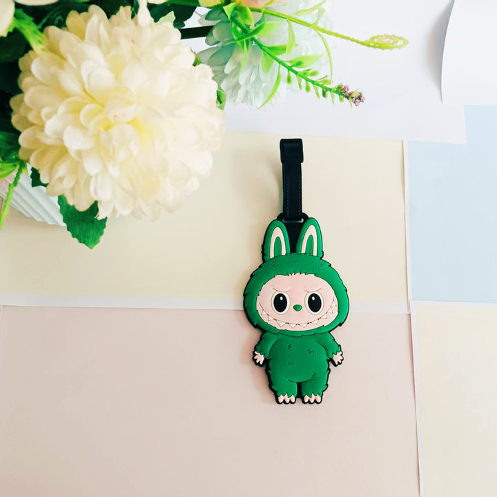 Unisex Cute Cartoon Bunny Luggage Tag Bowlift