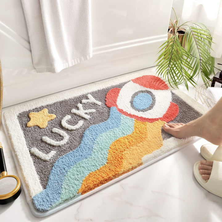 Fun Polar Bear Bath Mat Bowlift