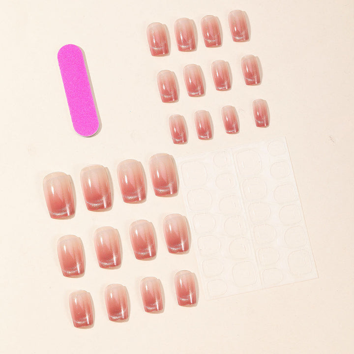 Glossy Ombre Nail Art Bowlift