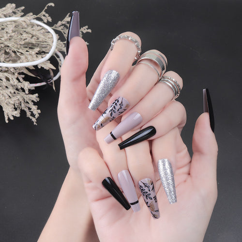 Glamorous Stiletto Press-On Nails Set Bowlift
