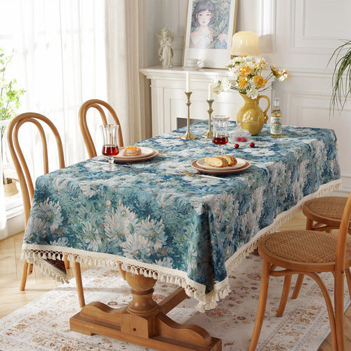 Floral Pattern Tablecloth