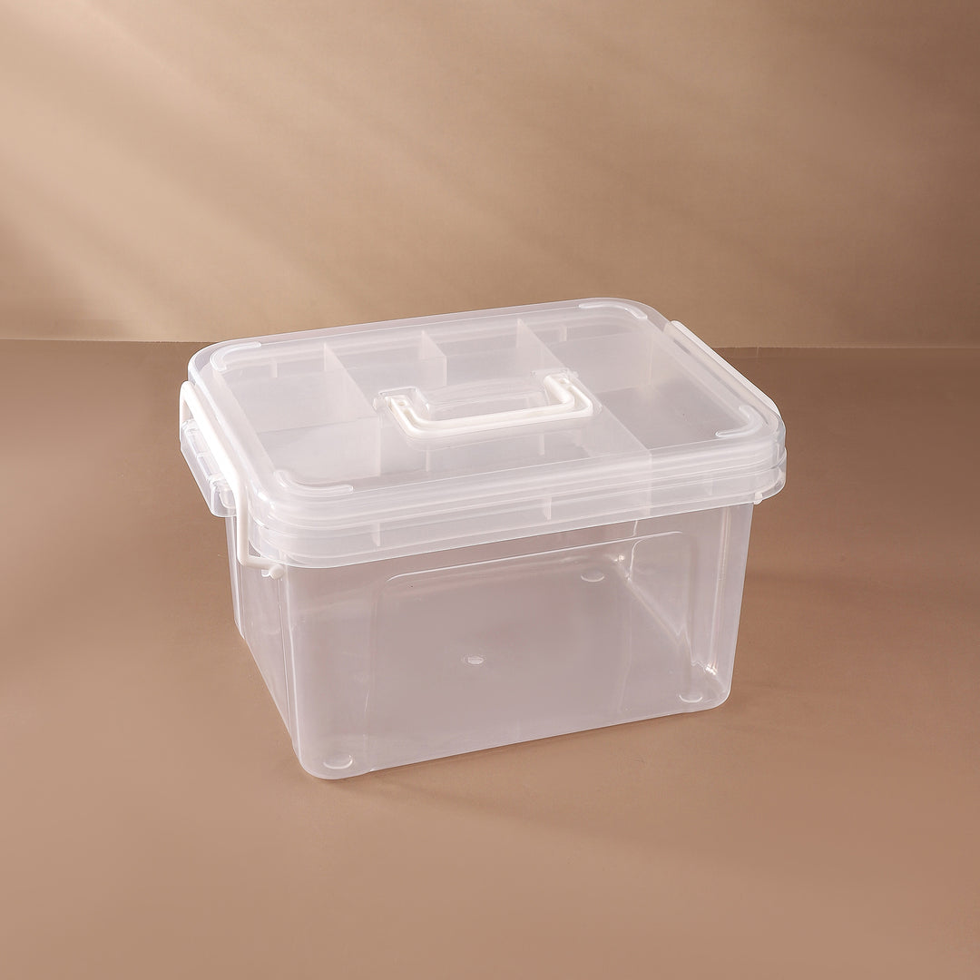 Multi-Compartment Storage Organizer Box Bowlift
