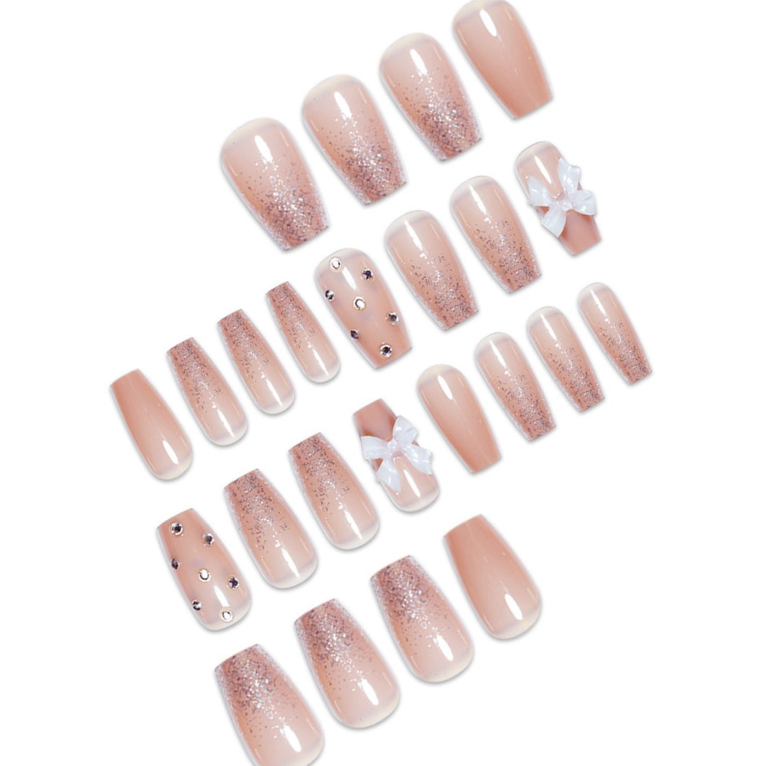 Elegant Press-On Nail Art Extensions Bowlift