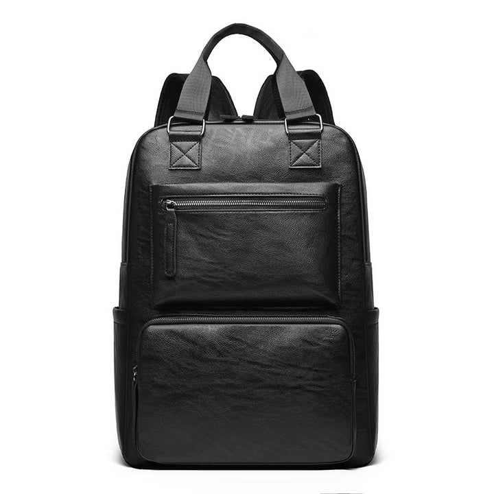 Premium Leather Laptop Backpack