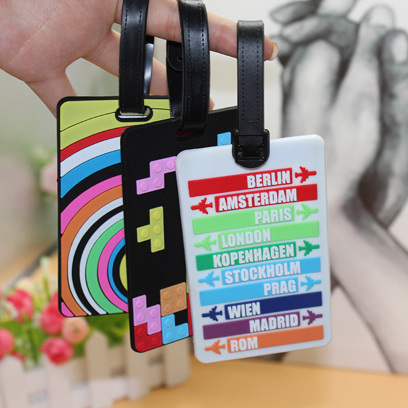 Unisex Travel-Themed Luggage Tag Bowlift