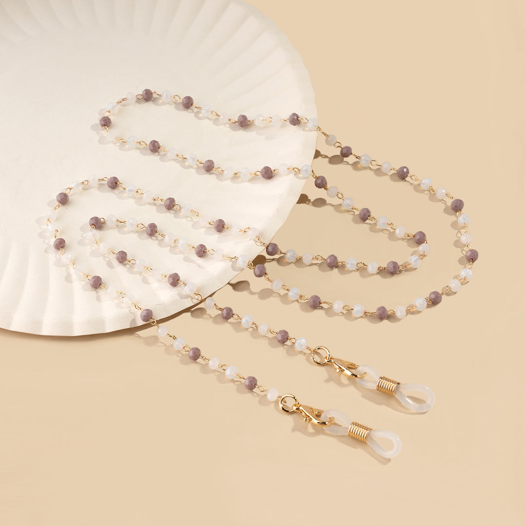 Artistic Beaded Eyewear Chain Bowlift