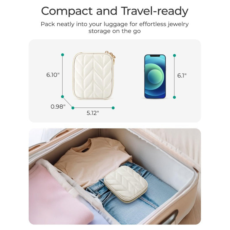 Stylish and Compact Jewelry Storage Bag Bowlift