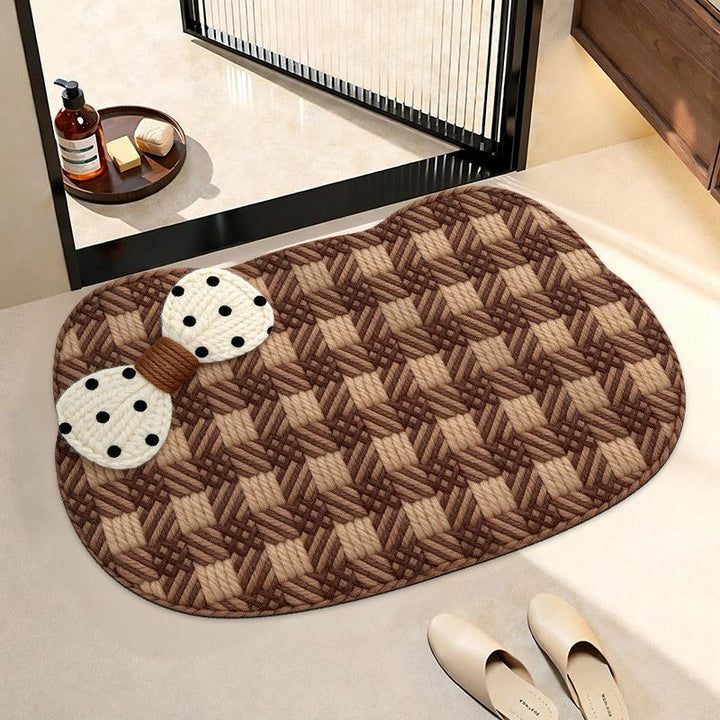 Cozy Decorative Bath Mat Bowlift