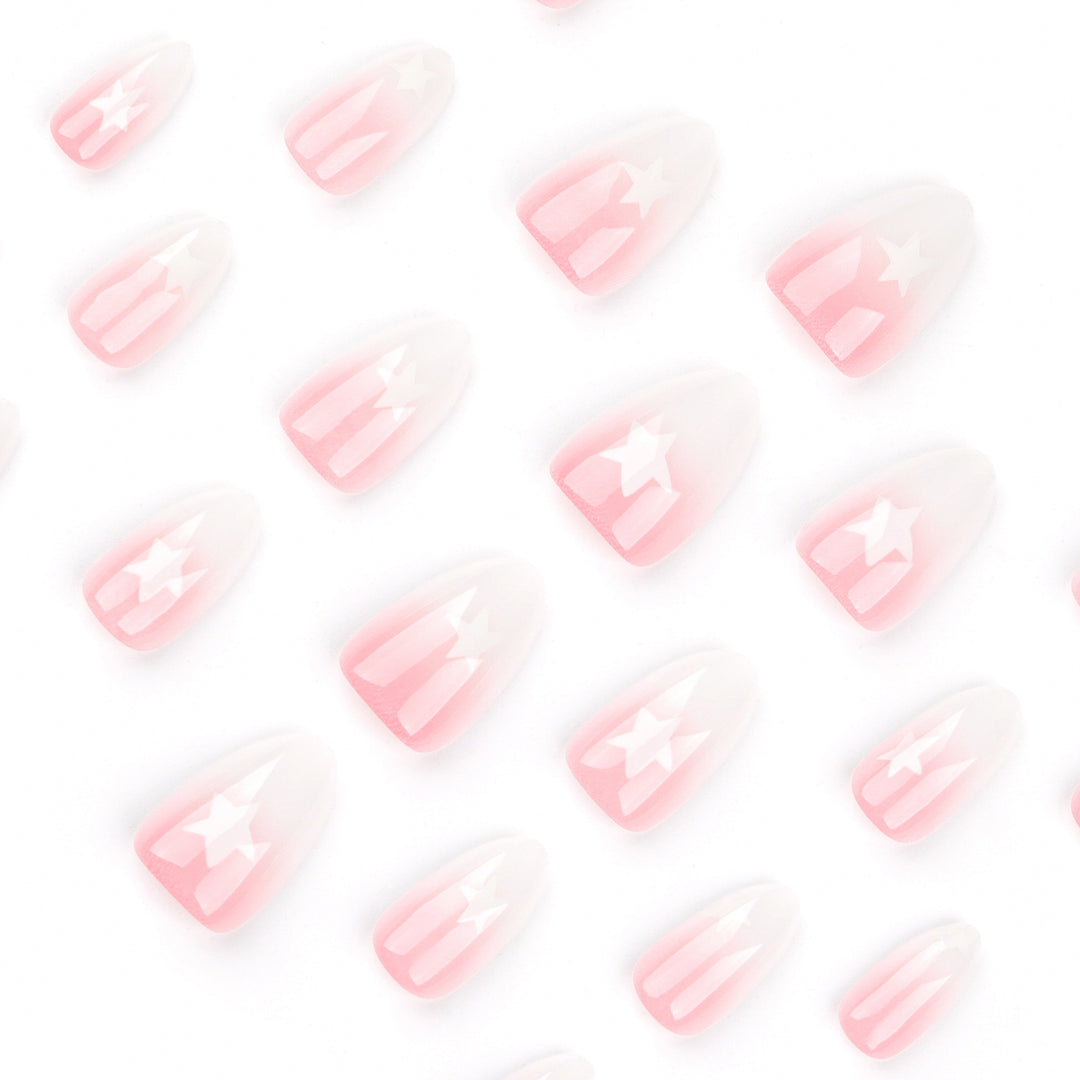 Artful Nail Art with Star Motif Bowlift