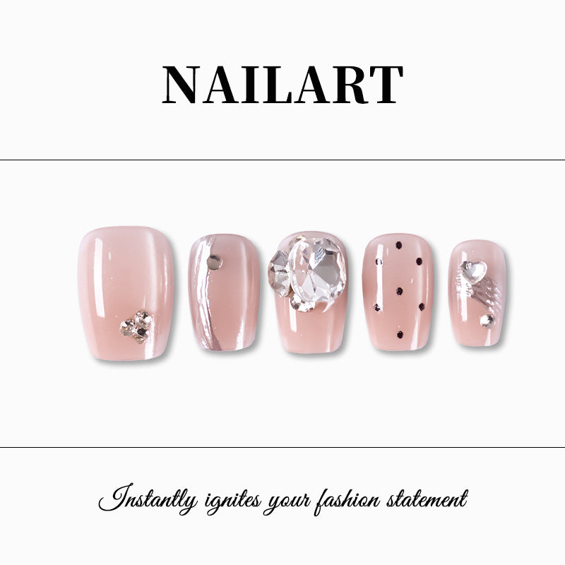 Premium Decorative Press-On Nail Set Bowlift