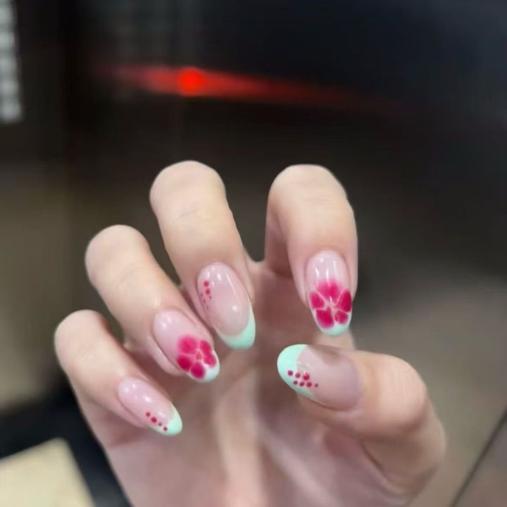 Artistic Press-On Nail Enhancements Bowlift