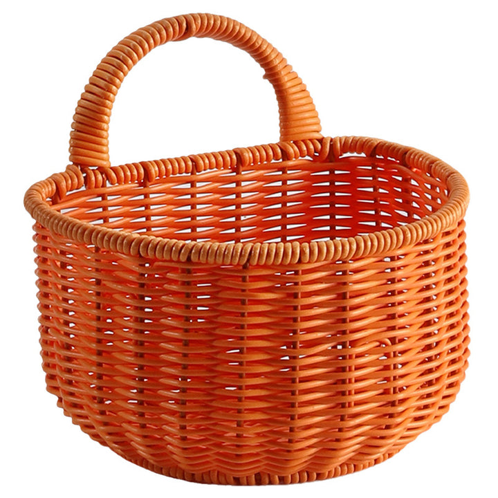 Chic Woven Storage Basket with Ergonomic Handle Bowlift