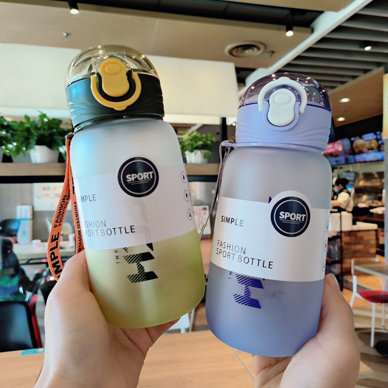 Women Stylish Water Bottle with Carrying Strap Bowlift