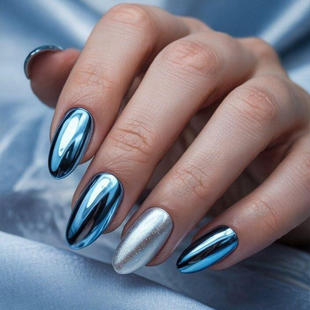 Colored Artificial Nail Set Bowlift