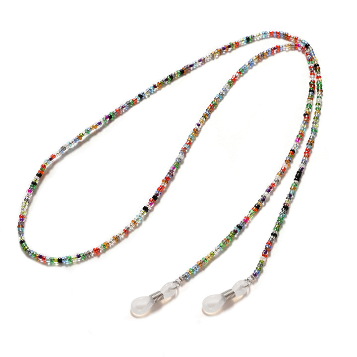 Multi-Colored Beaded Glasses Holder Chain Bowlift