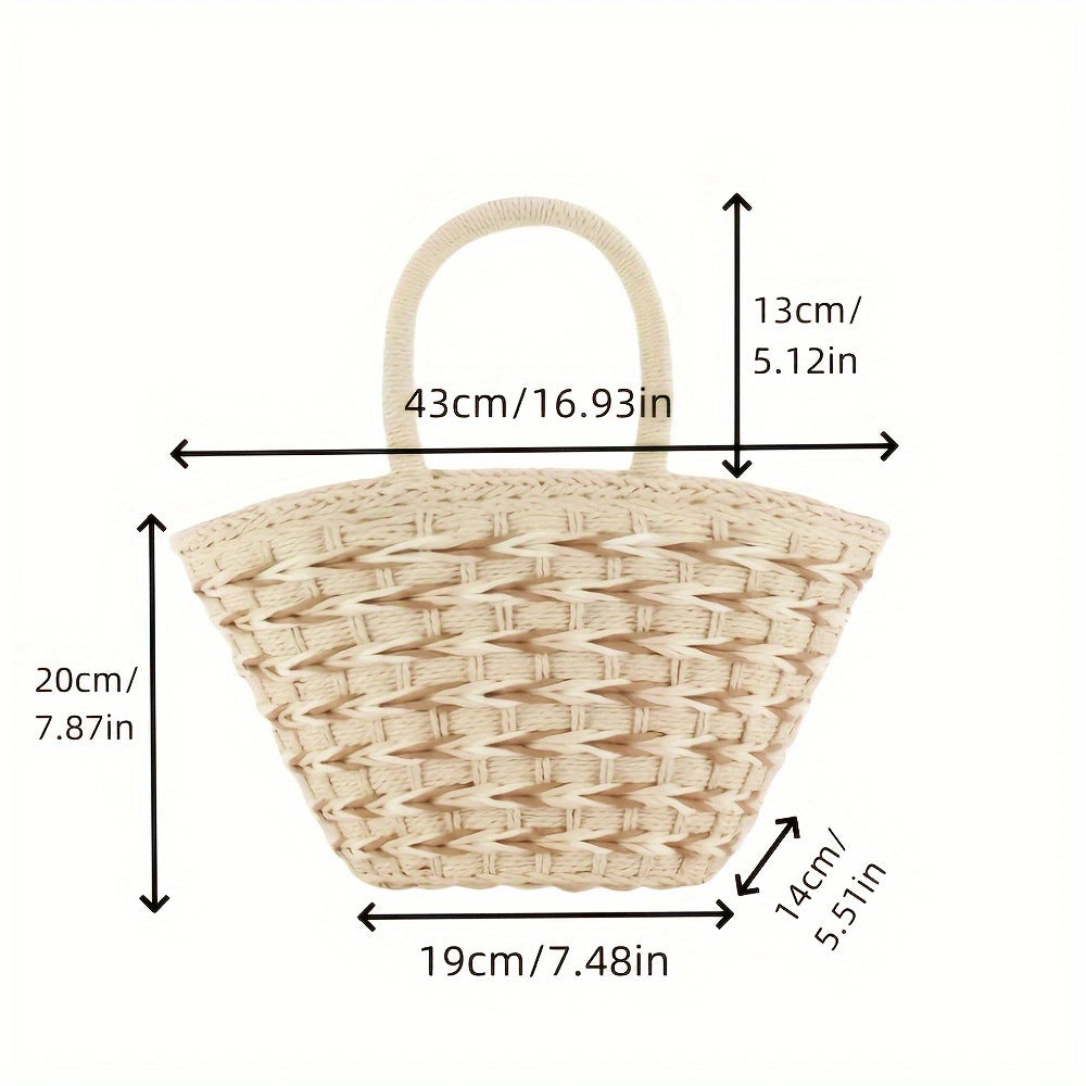 Elegant Hand-Woven Shopping Bag Bowlift