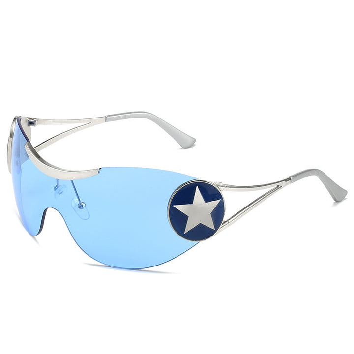 Futuristic Visor Shield Sunglasses Bowlift