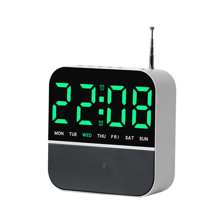 Digital Alarm Clock with LED Display Bowlift