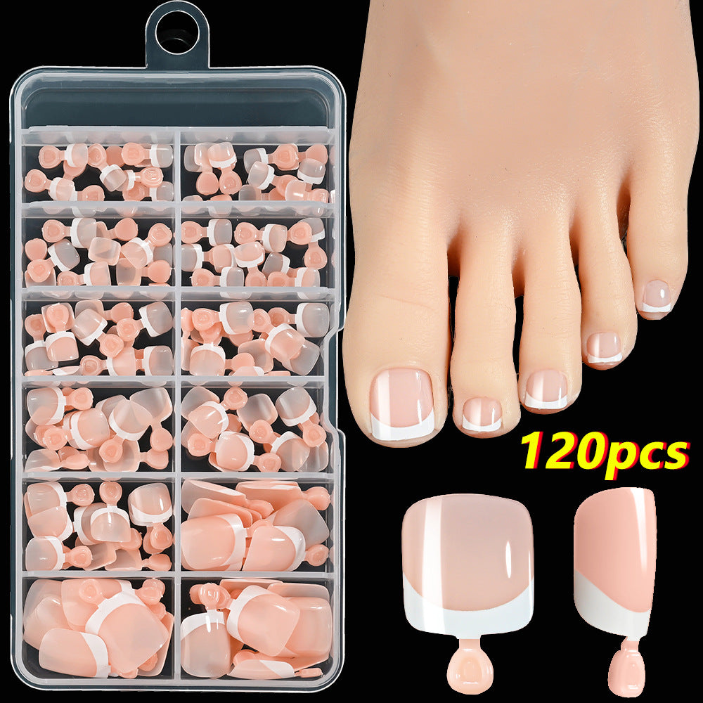 Premium French Tip Toenail Art Set Bowlift